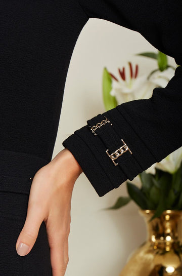 ONE UP - Body Paris Com Aplique Gold Preto